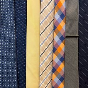 Assortment of seven ties